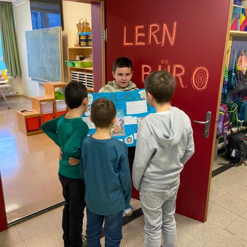 Buchvorstellungsausstellung der 4A