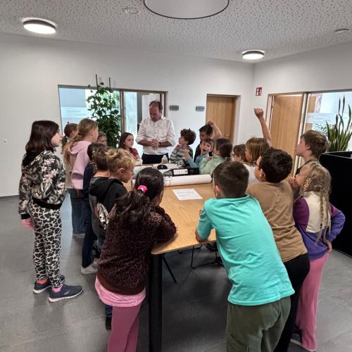 Besuch im Gemeindeamt