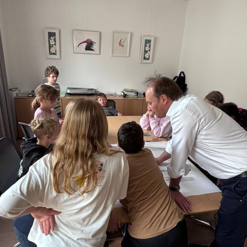 Besuch im Gemeindeamt