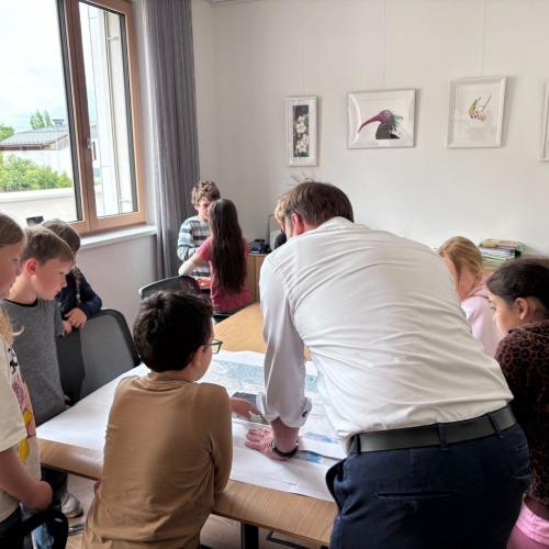 Besuch im Gemeindeamt