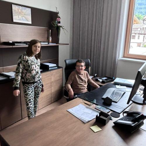 Besuch im Gemeindeamt