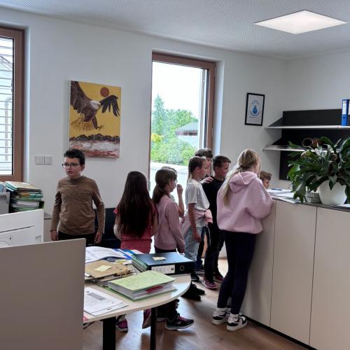 Besuch im Gemeindeamt