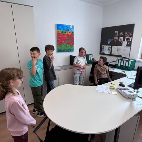 Besuch im Gemeindeamt