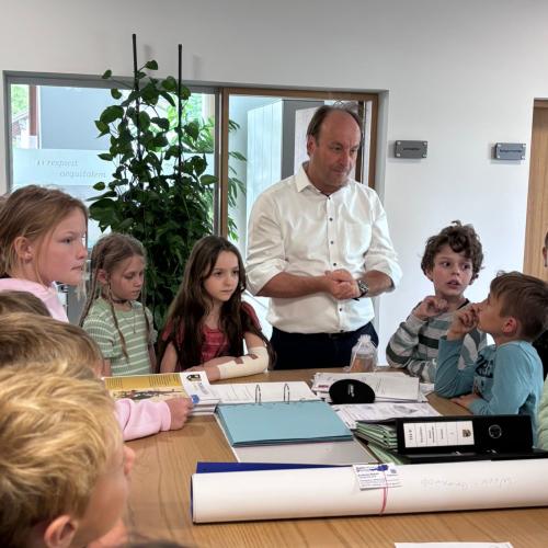 Besuch im Gemeindeamt