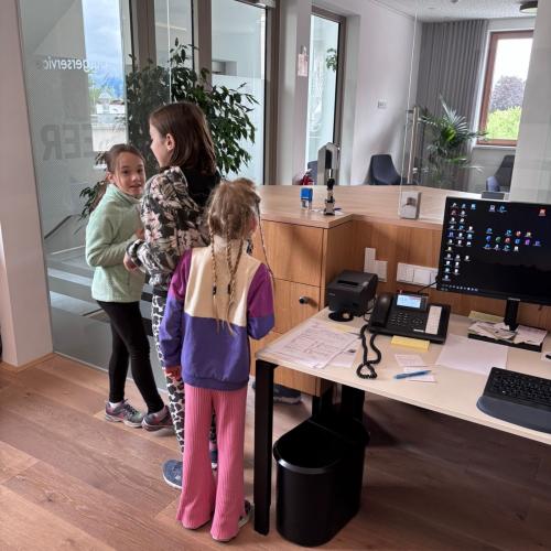 Besuch im Gemeindeamt