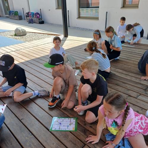 Englisch im Freien 4a und 1b