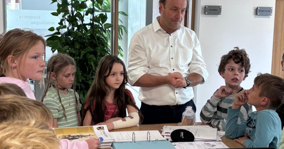 Besuch im Gemeindeamt