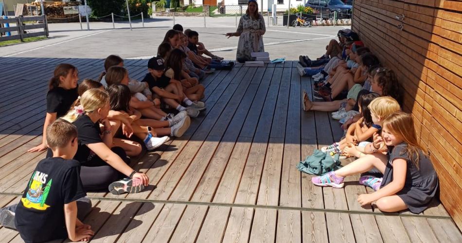 Englisch im Freien 4a und 1b